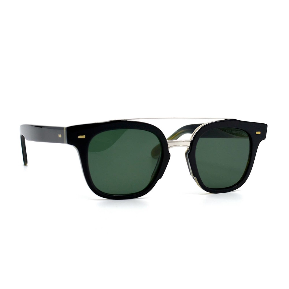 CUTLER&GROSS OF LONDON CG1297S 04 BLACK GREEN AUTHENTIC SUNGLASSES - Picture 2 of 14